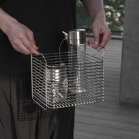 Grid 網格不銹鋼儲物藍